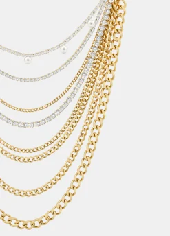 Collana lunga multifilo