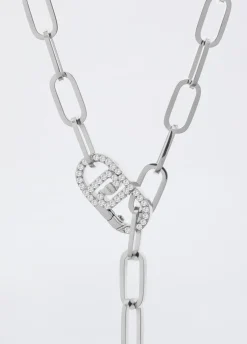 Collana monogram con brill