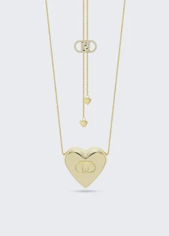 Collana multifilo con cuore