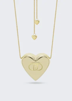Collana multifilo con cuore