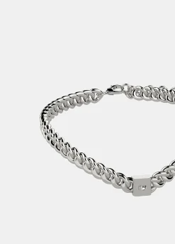 Collare grande con strass
