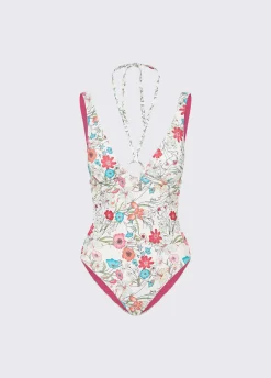 Costume intero a fiori