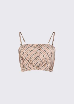 Crop top a righe