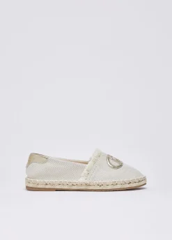 Espadrillas con maxi logo