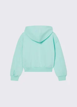Felpa con cappuccio e zip