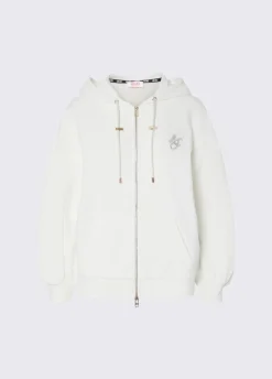 Felpa con zip e cappuccio