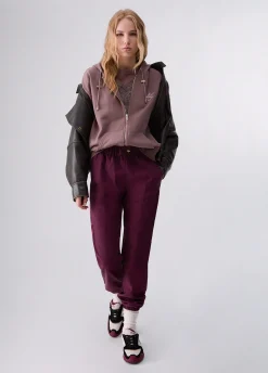 Felpa con zip e cappuccio