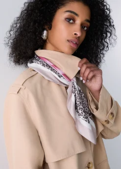 Foulard con fiore