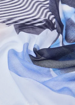 Foulard grande colorblock