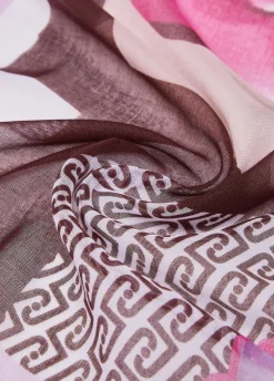 Foulard grande colorblock