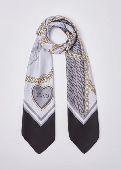 Foulard grande con fiocco