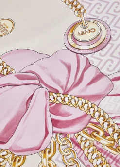 Foulard grande con fiocco