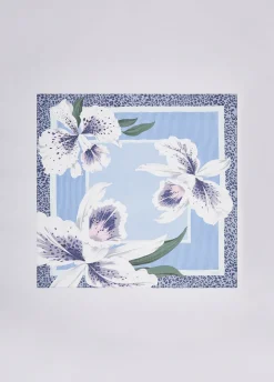 Foulard grande con orchidea