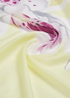 Foulard grande con orchidea