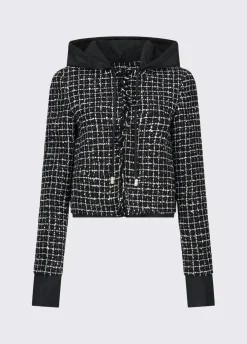 Giacca boxy in bouclé