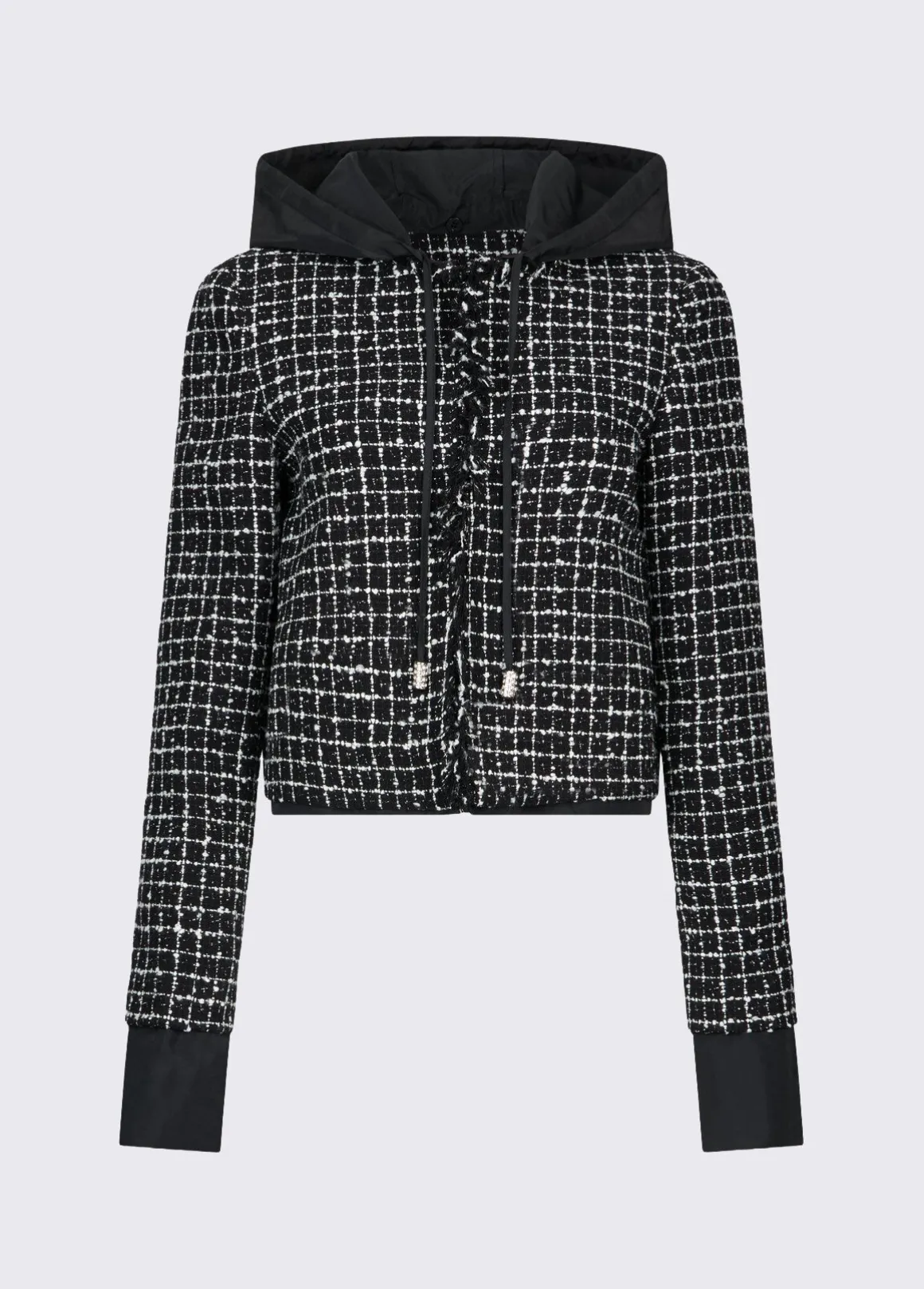 Giacca boxy in bouclé