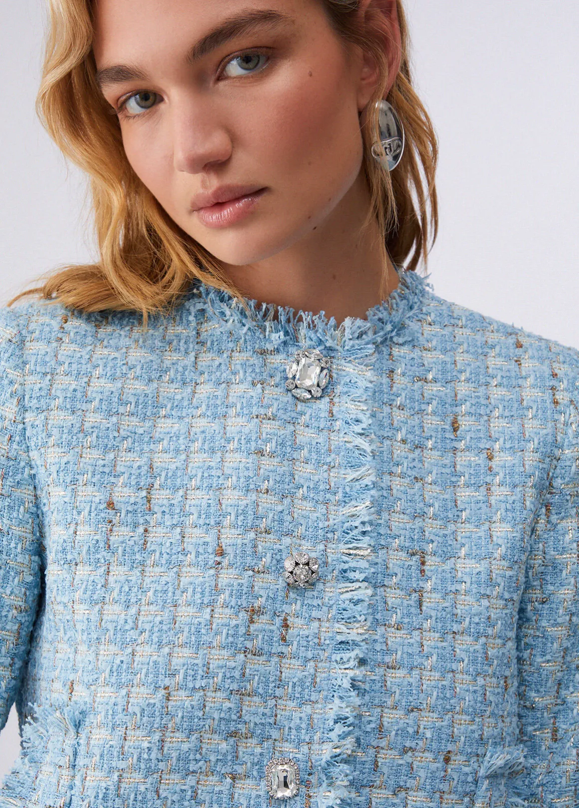 Giacca elegante in bouclé