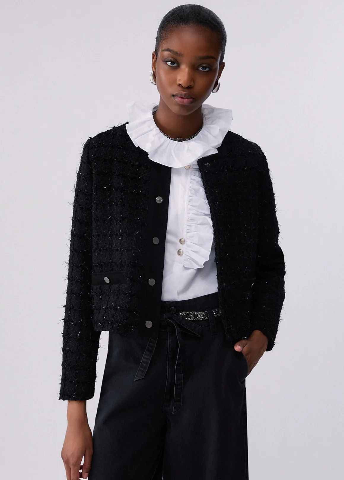 Giacca in bouclé