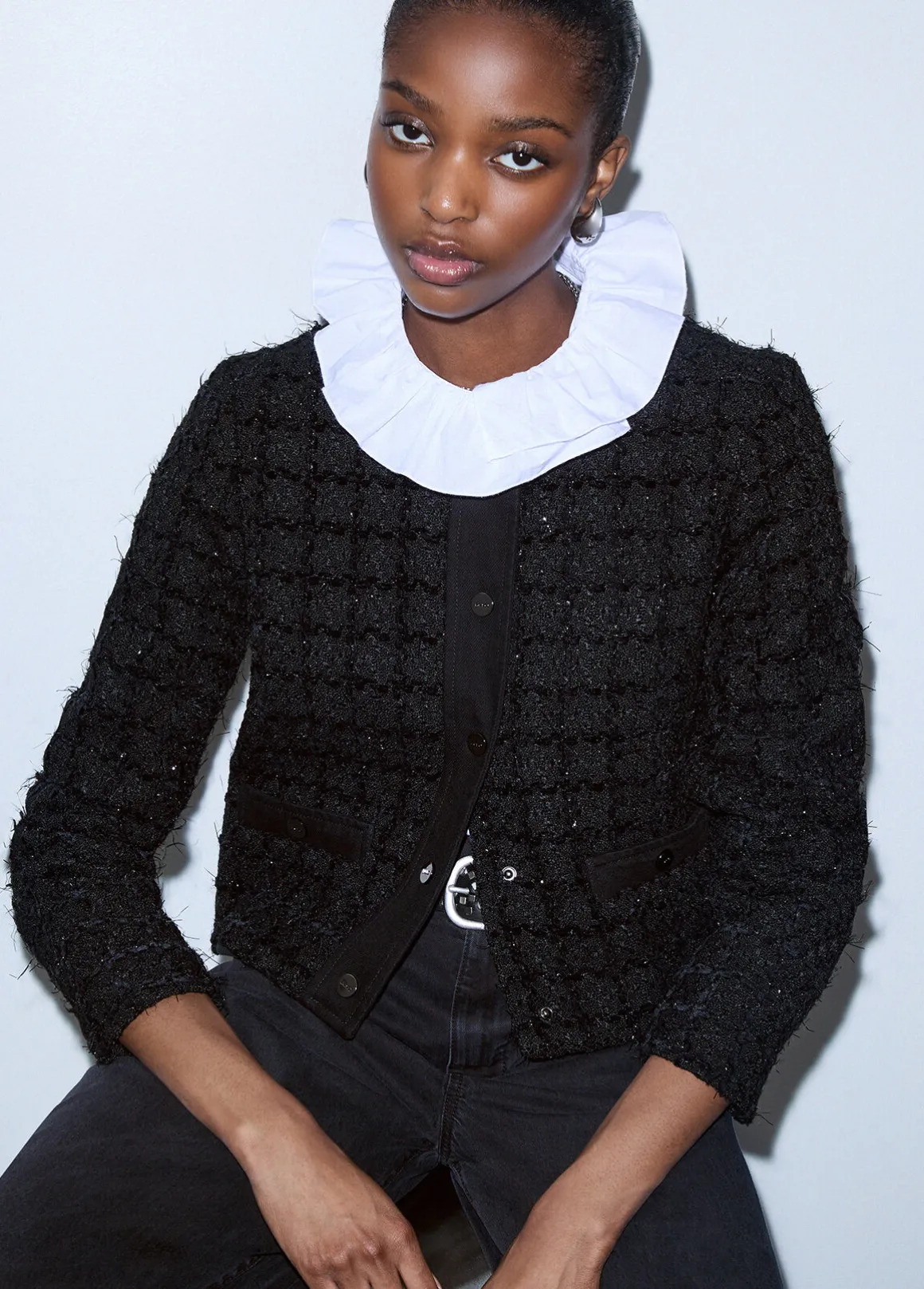 Giacca in bouclé