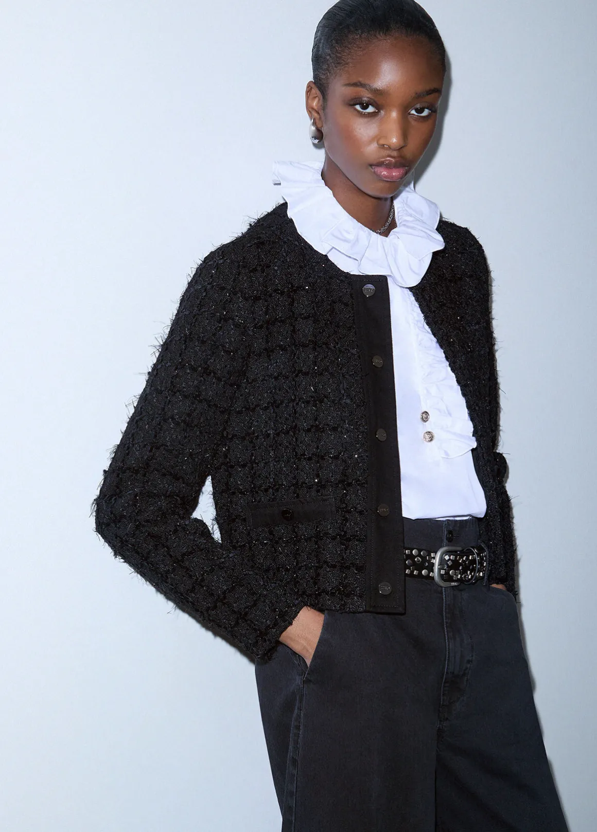 Giacca in bouclé