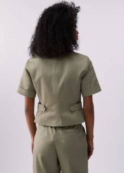 Giacca in gabardine