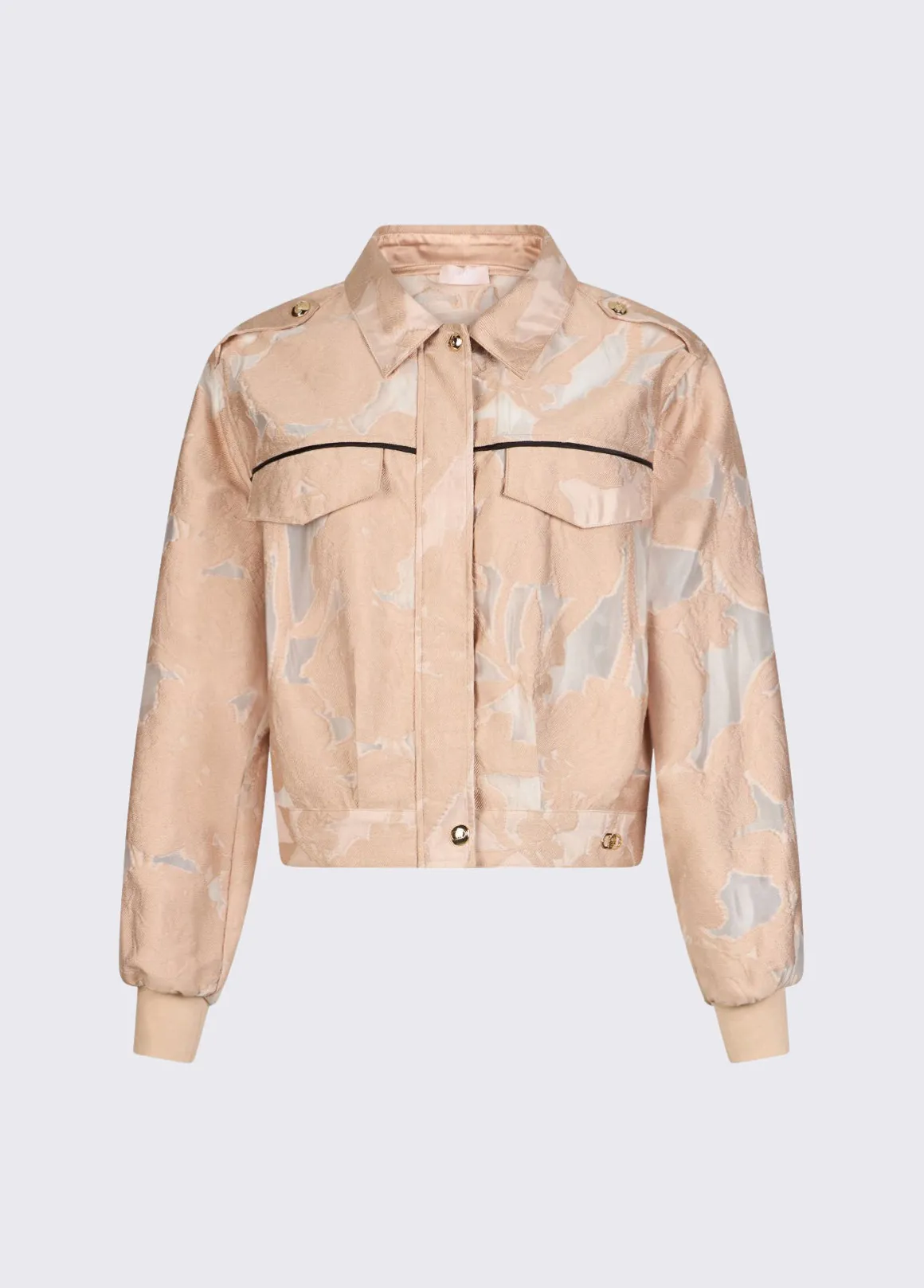 Giacca in organza jacquard
