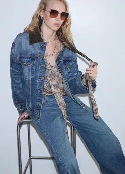 Giacca oversize in denim