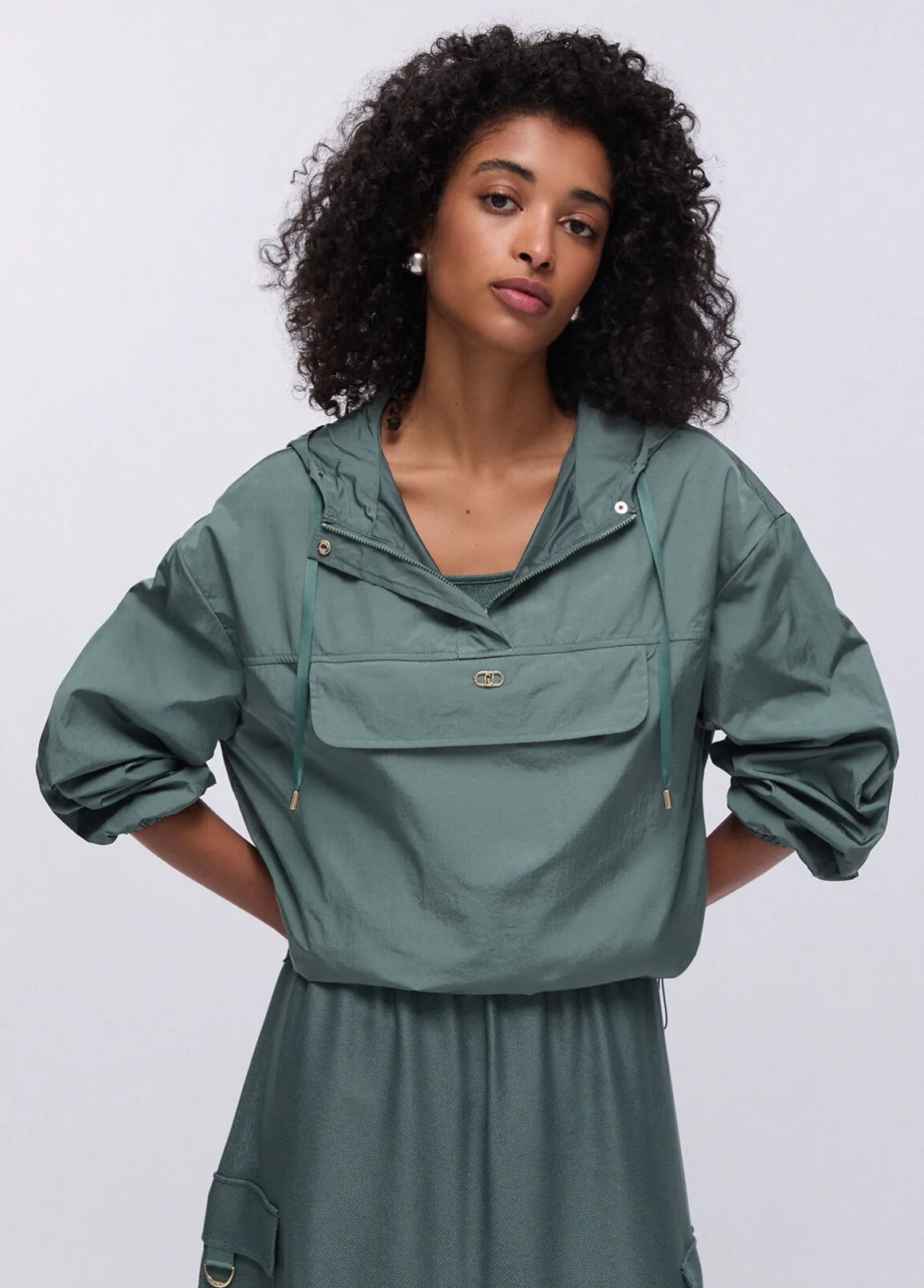 Giacca packable con cappuccio