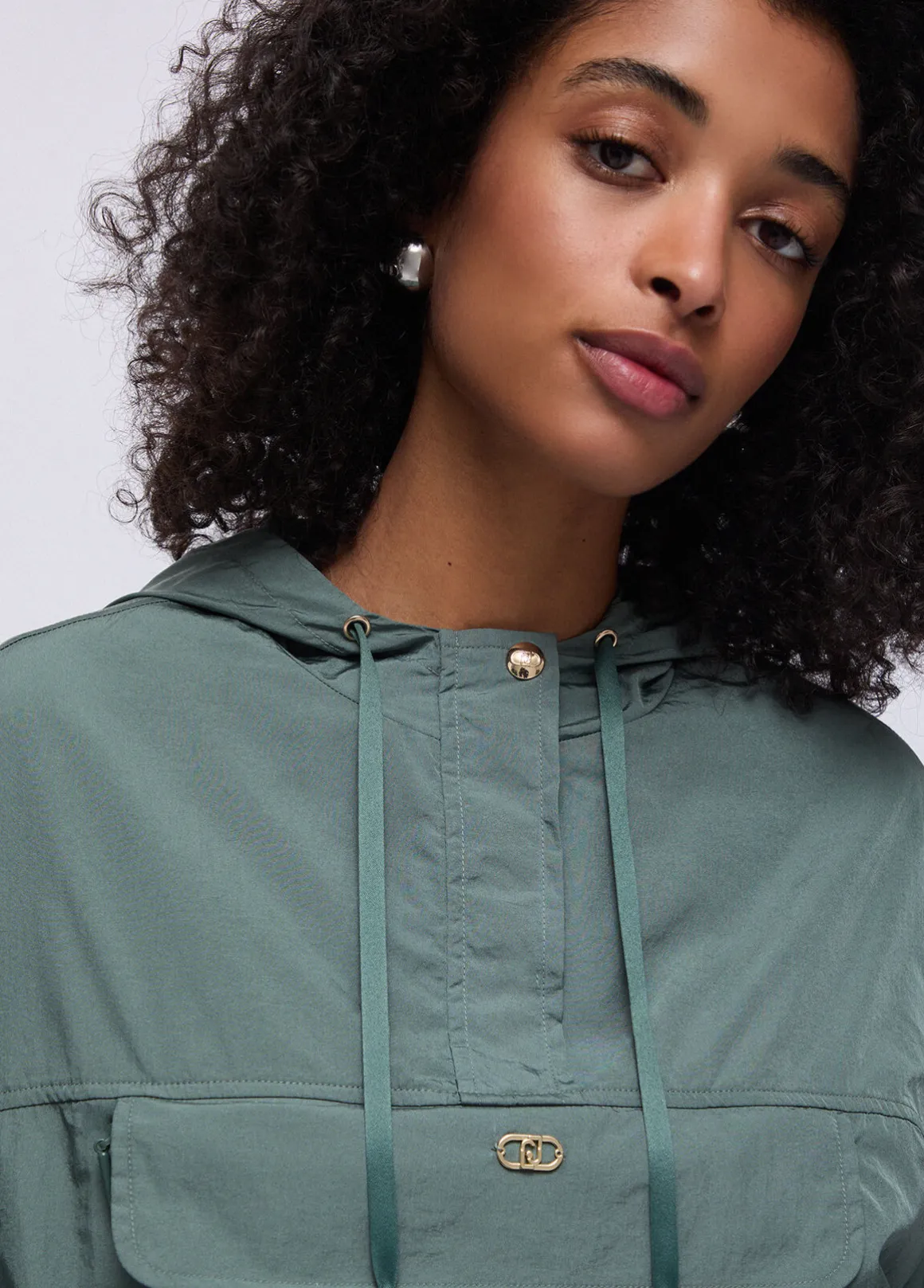 Giacca packable con cappuccio