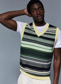 Gilet a righe