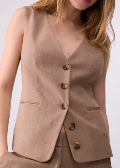 Gilet con alamari
