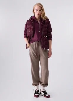 Gilet con cappuccio