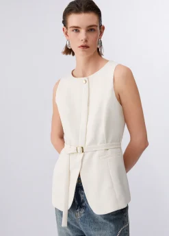 Gilet con cintura