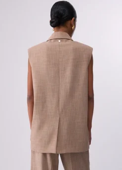 Gilet con foulard