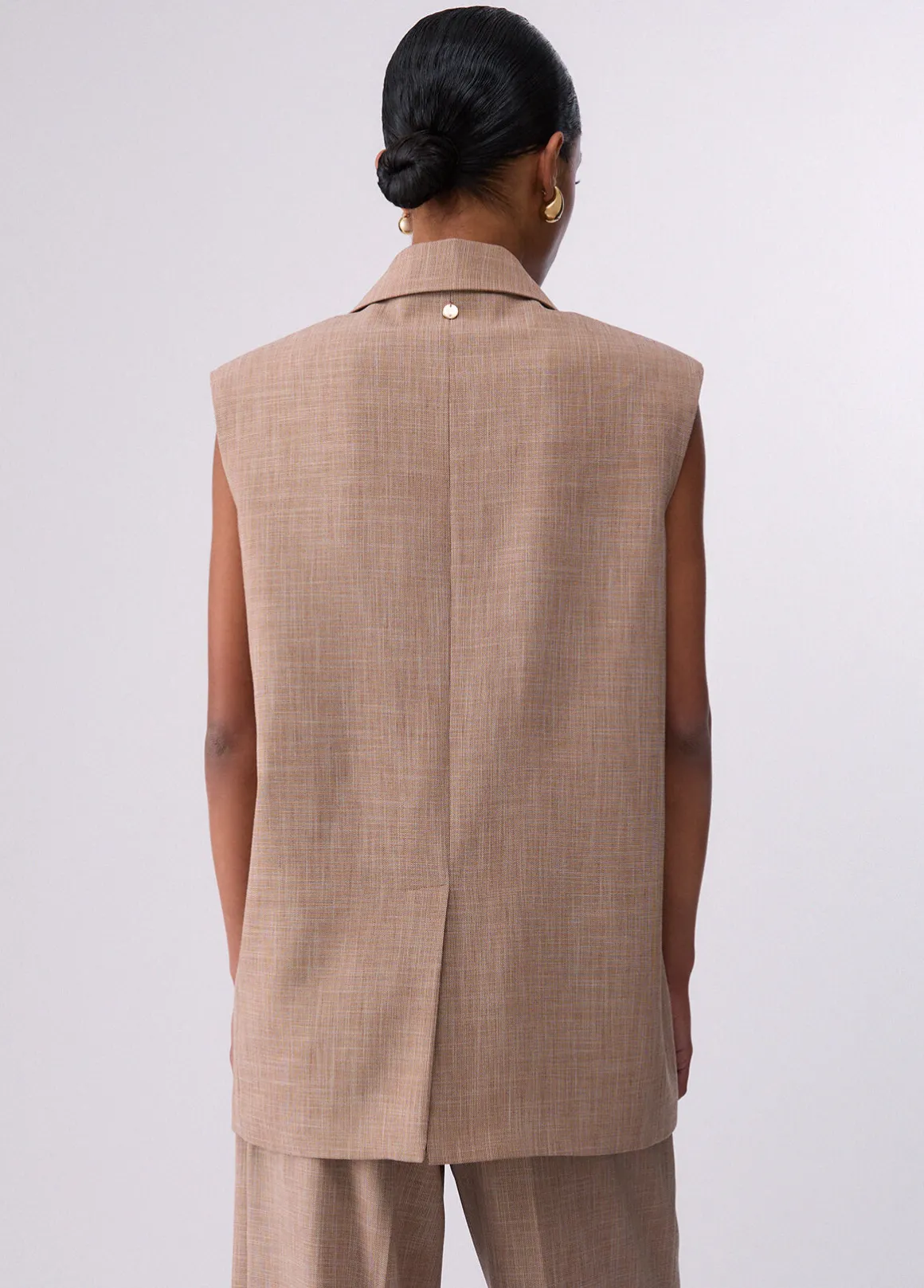 Gilet con foulard