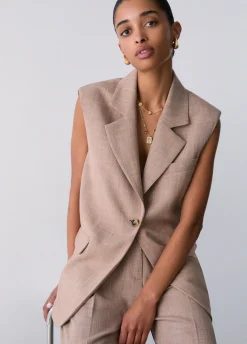 Gilet con foulard