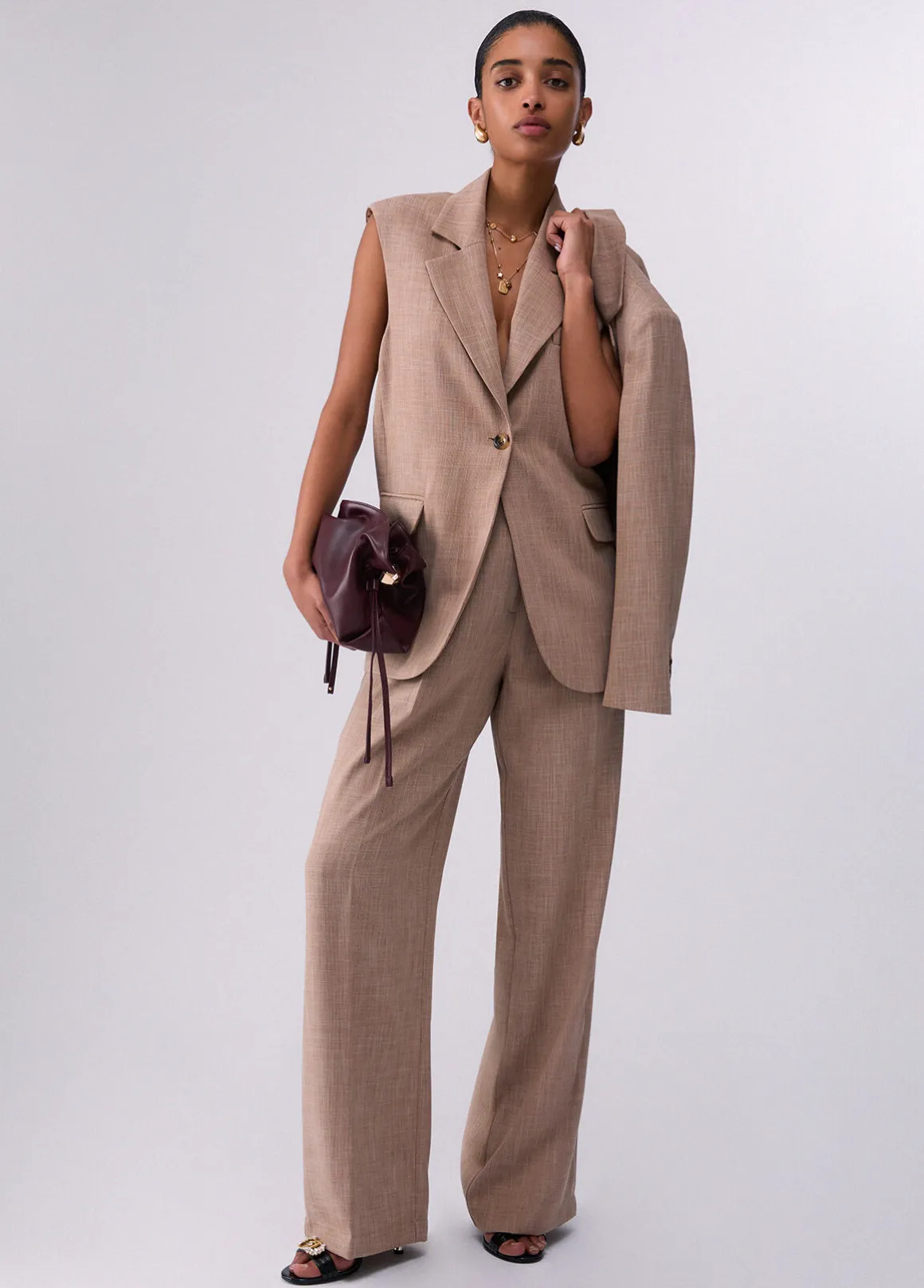 Gilet con foulard