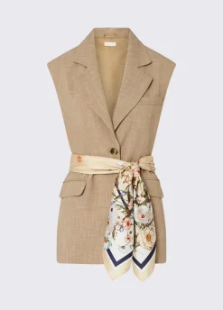 Gilet con foulard