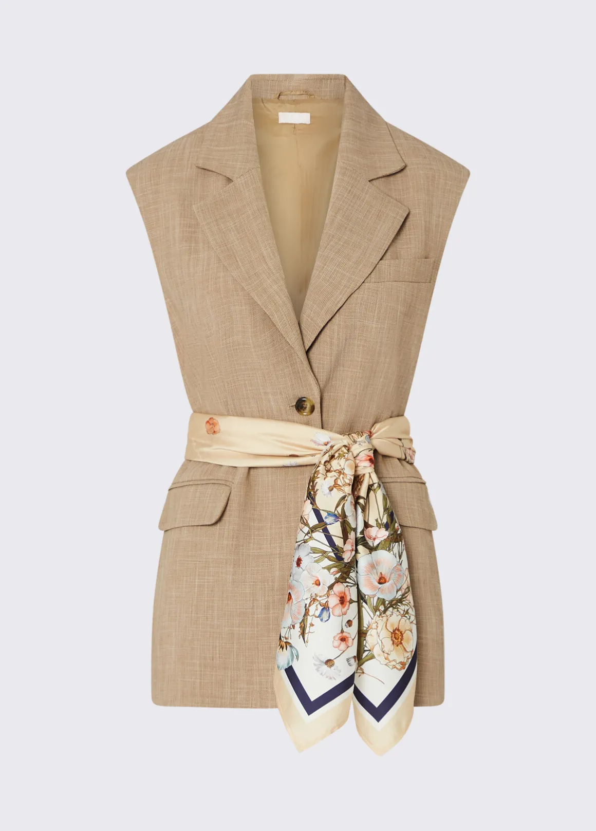 Gilet con foulard