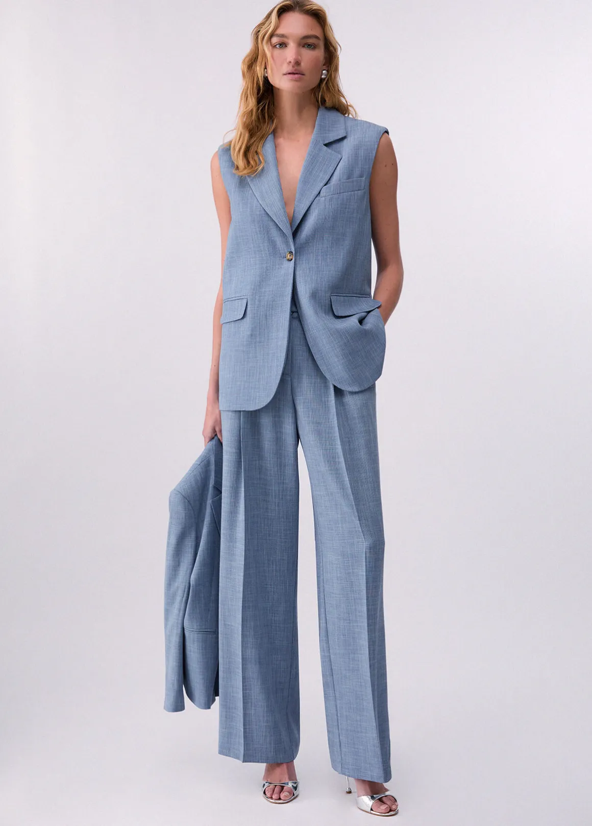 Gilet con foulard