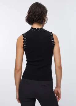 Gilet con ricami gioiello