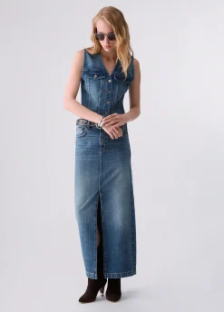 Gilet in denim