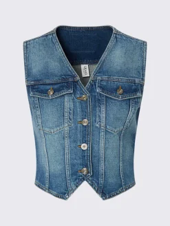 Gilet in denim