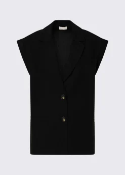 Gilet in misto lino