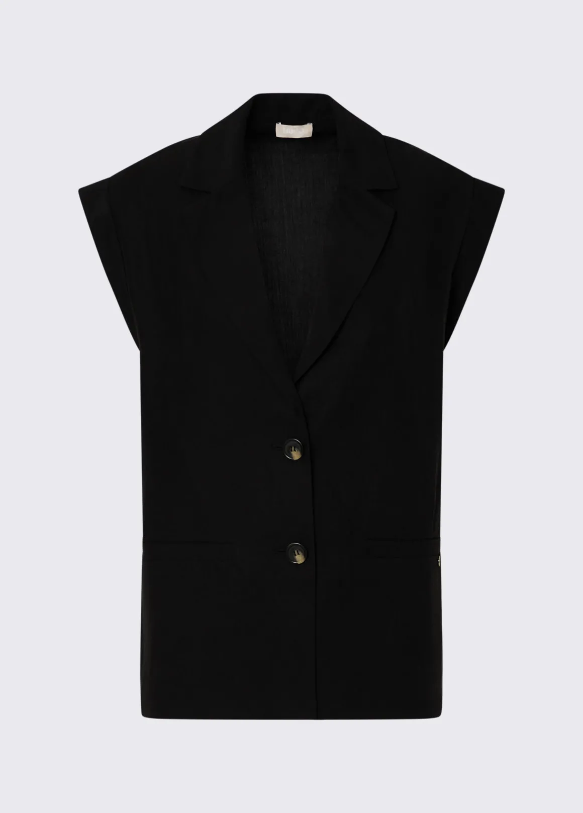 Gilet in misto lino