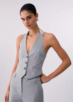 Gilet mélange elegante