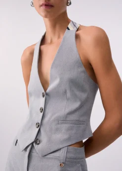 Gilet mélange elegante