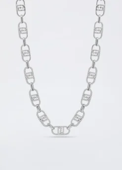 Girocollo monogram con brill