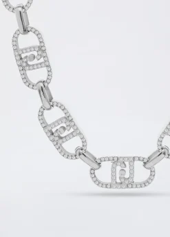 Girocollo monogram con brill