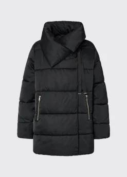 Giubbotto imbottito over in nylon lucido